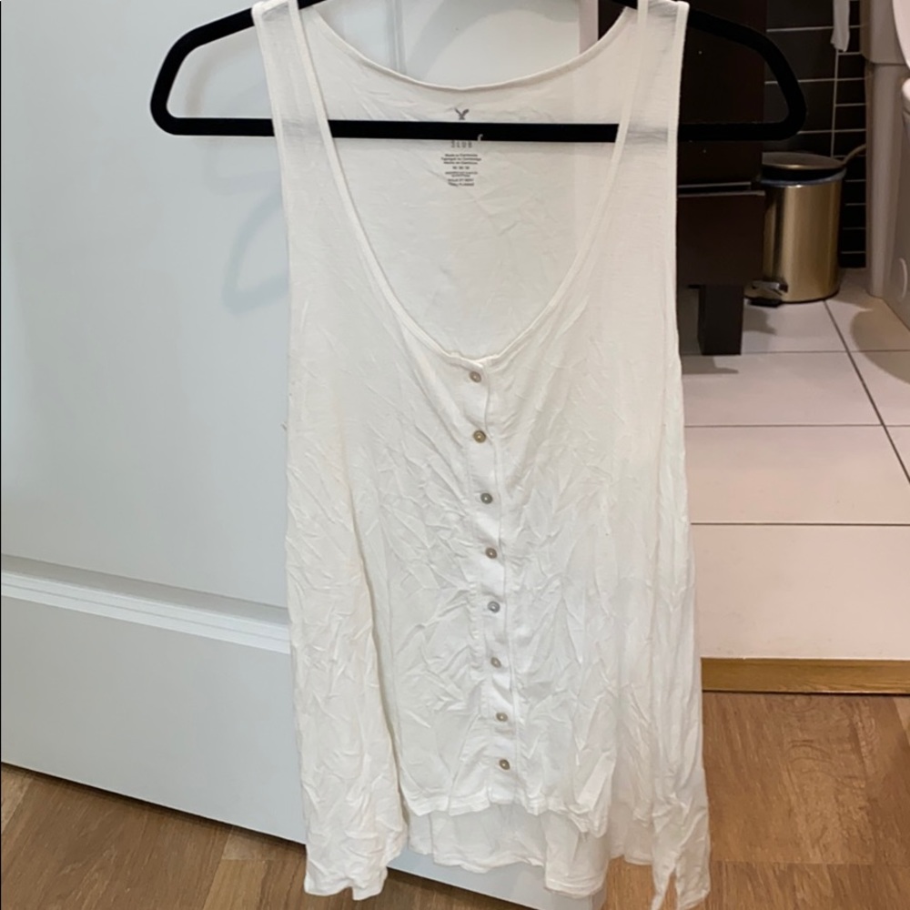 White tank top
